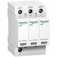 Защита перенапряжение УЗИП Т3 iPRD 8 8kA 350В 3П | код. A9L08300 | Schneider Electric 